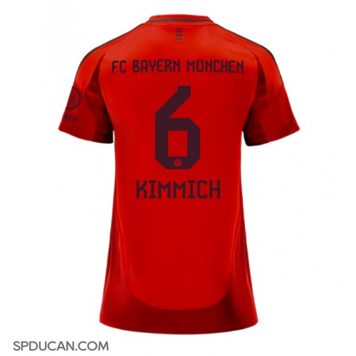 Zenski Nogometni Dres Bayern Munich Joshua Kimmich #6 Domaci 2024-25 Kratak Rukav